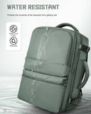 coofay Travel Backpack for Women Men Carry on Backpack for Travel Backpack Carry on Flight Approved Personal Item Travel Bag Mochila de Viaje Green