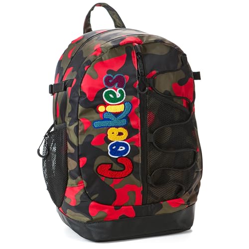 Cookies Bungee Smell Proof Backpack – Large Odorless Travel Backpack for Men & Women, Carry-On, Work, Stylish & Spacious Bag - Red Camo | Backpacks4Less
