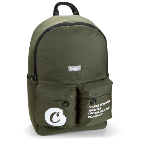 COOKIES Orion Canvas Smell Proof Backpack 22.8L – Large Odorless Travel Backpack for Men & Women, Carry-On, Work, Stylish & Spacious | Backpacks4Less