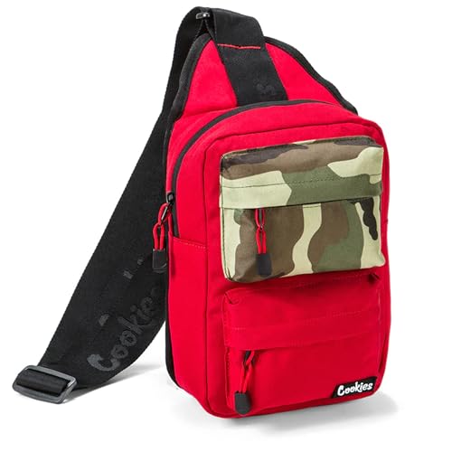 COOKIES Rack Pack Over The Shoulder Bag – Smell Proof Unisex Crossbody Bag for Men & Women – Adjustable Strap, Double Zipper, | Backpacks4Less