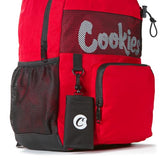 Cookies Stasher Smell Proof Backpack – Large Odorless Travel Backpack for Men & Women, Carry-On Personal Item, Spacious Bag - Red