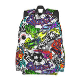 Cool Graffiti Novelty Pattern Backpack School Bag Lightweight Bookbag Casual Daypack for Girls Boys Kids Women Men Travel Laptop 16 Inch