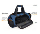Cool NEW! Duffel Style Carry On Sports Travel Bag with Shoulder Strap, Zippered Compartments