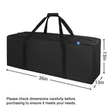 COOLBEBE 36 - Inch Large Travel Duffle Bag, 100L Heavy Duty Luggage for Sports Equipment, Camping & Moving, Water Resistant, Black