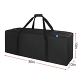 COOLBEBE 36 - Inch Large Travel Duffle Bag, 100L Heavy Duty Luggage for Sports Equipment, Camping & Moving, Water Resistant, Black