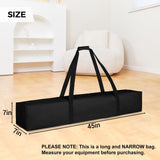 COOLBEBE 45 Inch Tripod Carrying Case - 45x7x7 Inch Storage Bag for Light Stands, Fishing Rods, Tent Poles, and Camera Gear, Water Resistant, Black