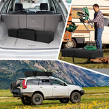 COOLBEBE 45 Inch Tripod Carrying Case - 45x7x7 Inch Storage Bag for Light Stands, Fishing Rods, Tent Poles, and Camera Gear, Water Resistant, Black