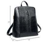 COOLCY Women Real Leather Backpack Shoulder Bag