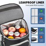 Cooler Backpack, 33 Cans Backpack Cooler Insulated Leak Proof, Portable Lightweight Beach Camping Picnic Thermal Backpack, Soft Ice Chest Cooling Bag Lunch Backpack for Men and Women