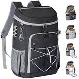 Cooler Backpack, 33 Cans Backpack Cooler Insulated Leak Proof, Portable Lightweight Beach Camping Picnic Thermal Backpack, Soft Ice Chest Cooling Bag Lunch Backpack for Men and Women
