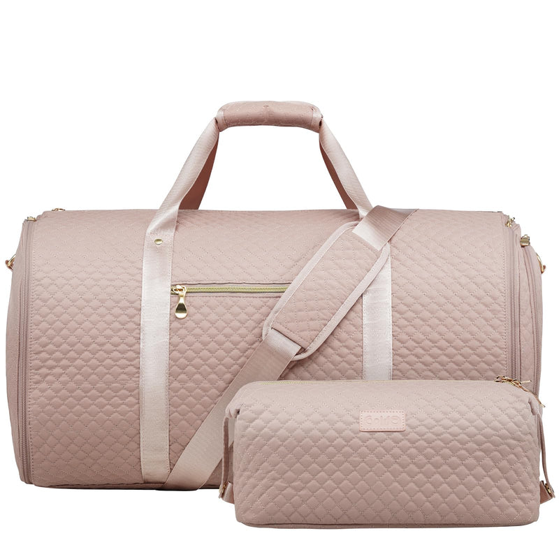 Coolife Garment Bag Carry On Convertible Travel Duffel Bag with Shoe Pouch Weekender Bag for Women Men 2 in 1 Hanging Suit Bag with | Backpacks4Less