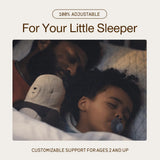 Coop Home Goods Original Toddler Adjustable Pillow, Soft, Breathable, 19" x 13" Washable Mini Bed Pillow for Kids with Premium Memory Foam and Zippered Cover, CertiPUR - US/GREENGUARD Gold