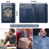 Coowayze Passport Holder Wallet for Travel Men Women RFID US Passport Cover Case, Waterproof Leather Passport Book Protector with Vaccine Card Slot Travel Document Organizer