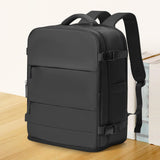 coowoz Travel Backpack Carry On for Women Man Gym Backpack with Laptop Compartment Mochila de Viaje Teacher Personal Item Backpacks Rucksack Airplane Accessories Must Haves,Black Small