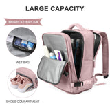 coowoz Travel Backpack For Women Men,Carry On Backpack,Hiking Backpack Waterproof Outdoor Sports Rucksack Casual Daypack travel essentials（Pink Purple）