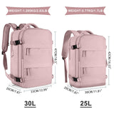 coowoz Travel Backpack For Women Men,Carry On Backpack,Hiking Backpack Waterproof Outdoor Sports Rucksack Casual Daypack travel essentials（Pink Purple）