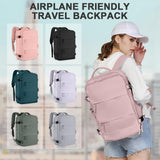 coowoz Travel Backpack For Women Men,Carry On Backpack,Hiking Backpack Waterproof Outdoor Sports Rucksack Casual Daypack travel essentials（Pink Purple）