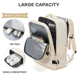 coowoz Travel Backpack For Women Men,Carry On Backpack,Hiking Backpacks Waterproof Outdoor Sports Rucksack Casual Daypack travel essentials（Off White）
