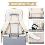 coowoz Travel Backpack For Women Men,Carry On Backpack,Hiking Backpacks Waterproof Outdoor Sports Rucksack Casual Daypack travel essentials（Off White）