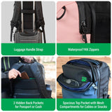 COR Surf Travel Backpack Laptop Backpack 28L Black