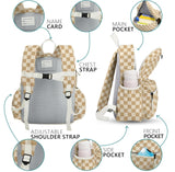 Corduroy Toddler Backpack for Boys 2 - 5: Preschool Backpack for Boys Girls - Cute Kids Backpack for Boys 13.5" H Fit Folder