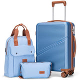Cosbarn Carry On Luggage 22x14x9 Airline Approved, 20 Inch Carry on Suitcases with Wheels, ABS Lightweight Carry-on Luggage, Travel Suitcase Set with Wheels and TSA Lock