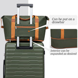 Cosbarn Luggage Sets 5 Piece Suitcases with Wheels, Suitcase Set ABS Hard Case Luggage with Spinner Wheels Durable Travel Luggage