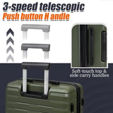 Cosbarn Luggage Sets 5 Piece Suitcases with Wheels, Suitcase Set ABS Hard Case Luggage with Spinner Wheels Durable Travel Luggage