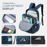 COSCOOA 40x30x15cm Personal Item Travel Ryanair Backpack,16x12x6inch Small Carry On Backpack 20L,Flight Approved Underseat Travel Luggage Bag,Mochila de Viaje,Cabin Size Lightweight Backpack