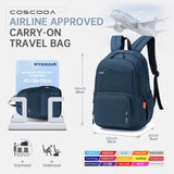 COSCOOA 40x30x15cm Personal Item Travel Ryanair Backpack,16x12x6inch Small Carry On Backpack 20L,Flight Approved Underseat Travel Luggage Bag,Mochila de Viaje,Cabin Size Lightweight Backpack