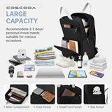 COSCOOA Travel Backpack 40x30x15cm Personal Item Travel Bag,16x12x6inch Small Carry On Backpack 20L,Flight Approved Underseat Travel Luggage Bag,Mochila de Viaje,Cabin Size Lightweight Backpack