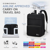 COSCOOA Travel Backpack 40x30x15cm Personal Item Travel Bag,16x12x6inch Small Carry On Backpack 20L,Flight Approved Underseat Travel Luggage Bag,Mochila de Viaje,Cabin Size Lightweight Backpack