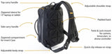 Cotton Carrier Twist & Lock Hyker Slingbag For Camera (923 - HYKER - CAM)