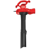 CRAFTSMAN 3 - in - 1 Leaf Blower, Vacuum and Mulcher, Backpack Blower Up to 260 MPH, 12 Amp, Corded Electric Leaf Collector (CMEBL7000)