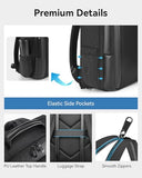 CROSSGEAR Business Backpack for Work Waterproof, Expandable Travel Laptop Backpack,15.6 Inch Laptop Bag Lightweight Sleek Daypack for Work Travel Gifts for Men Women