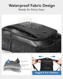 CROSSGEAR Business Backpack for Work Waterproof, Expandable Travel Laptop Backpack,15.6 Inch Laptop Bag Lightweight Sleek Daypack for Work Travel Gifts for Men Women