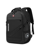 CROSSGEAR Large Travel Backpack Waterproof Laptop Bag Airline Approved Business Office Work Computer Casual Daypacks TSA Lock Anti - Theft Bookbag with USB Port Fit 17.3 inch Laptops for Men Women