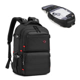 CROSSGEAR Travel Carry On Backpack for Men, 40L Expandable Large Laptop Backpack, Fit 17.3 Inch Computer, TSA - Friendly Luggage Airline Approved, Water Resistant, Business Commute Work Daypack, Black