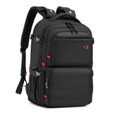 CROSSGEAR Travel Carry On Backpack for Men, 40L Expandable Large Laptop Backpack, Fit 17.3 Inch Computer, TSA - Friendly Luggage Airline Approved, Water Resistant, Business Commute Work Daypack, Black