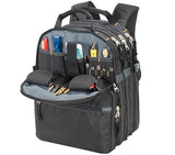 Custom Leathercraft1132 75-Pocket Tool Backpack