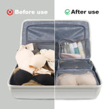 CvoMep 12 Pcs Packing Cubes Luggage Organizers Small Mesh Clothing Underwear Bag Foldable Laundry Bags for Travel Hiking Camping Backpacking