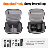 Cwatcun Camera Sling Bag Small, Compact DSLR Waterresistant Shoulder Bag for Photography - Fits Canon/Nikon/Sony, Quick - Access Padded Compartment, Lightweight Black Digital Camera Bag