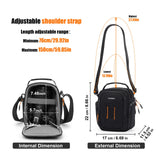 Cwatcun Campact Camera Bag Small Camera Sling Case for Canon Nikon Sony Fuji Cameras, Lens, DSLR SLR Mirrorless, Shoulder Corssbody Camera Bag, Travel Photography Water - resistant Bag Purse, Black