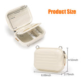 Cwatcun Carrying & Protective Case for Digital Camera with 2 Carrying Ways, Hardshell Lightweight Small Camera Sling Case Compatible with KODAK PIXPRO/Canon PowerShot/Sony DSCW800 DSCW830