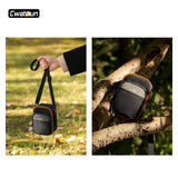 Cwatcun Mini Digital Compact Camera Sling Bag，Portable Protective Small Crossbody Camera Case Lightweight Photography Camera waist bag for Canon Nikon Sony Fuji Digital Camera