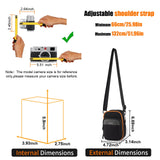 Cwatcun Mini Digital Compact Camera Sling Bag，Portable Protective Small Crossbody Camera Case Lightweight Photography Camera waist bag for Canon Nikon Sony Fuji Digital Camera