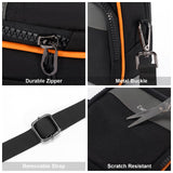 Cwatcun Mini Digital Compact Camera Sling Bag，Portable Protective Small Crossbody Camera Case Lightweight Photography Camera waist bag for Canon Nikon Sony Fuji Digital Camera