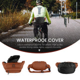 CXWMZY Fanny Packs For Women & Men Waist Pack Hip Bum Bag with Multi - Pockets Large Capacity Waterproof Casual Bum Bag for Disney Traveling Casual Cycling Running Hiking (Brown1)