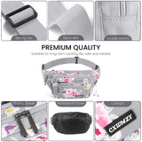 CXWMZY Fanny Packs For Women & Men Waist Pack Hip Bum Bag with Multi - Pockets Large Capacity Waterproof , for Disney Traveling Casual Cycling Running Hiking