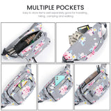 CXWMZY Fanny Packs For Women & Men Waist Pack Hip Bum Bag with Multi - Pockets Large Capacity Waterproof , for Disney Traveling Casual Cycling Running Hiking